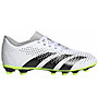 adidas Predator Accuracy.4 FG Jr - scarpe da calcio per terreni compatti - ragazzo, White/Black