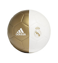 adidas Real Madrid Capitano - pallone da calcio, White/Gold