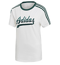 adidas Originals Regular Tee - T-Shirt - Damen, White/Green