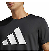 adidas Run It - maglia running - uomo, Black