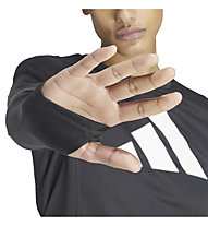 adidas Run It - maglia running maniche lunghe - donna, Black/White