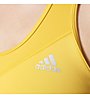 adidas Solid TechFit Bra - Sport-BH - Damen, Yellow