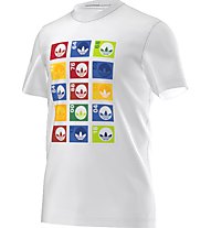 adidas Originals Stamp - T-shirt fitness - uomo, White