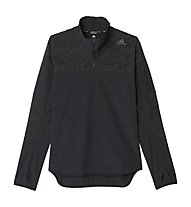 adidas Supernova Storm 1/2 Zip Sweatshirt - maglia running, Black