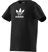adidas Originals Tee - T-Shirt - Kinder, Black/White