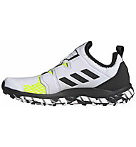 adidas Terrex Agravic Boa - scarpe trail running - donna, White/Black/Yellow