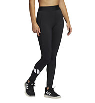 adidas Techfit Life Mid-Rise BoS - pantaloni lunghi fitness - donna, Black