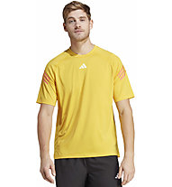 adidas Train Icons 3 Stripes M - T-Shirt - Herren, Yellow 