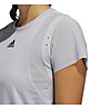 adidas Training HEAT.RDY - T-shirt fitness - donna, Light Grey