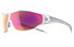 adidas Tycane Large - Sportbrille, Crystal Shiny-Purple Mirror