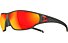 adidas Tycane Small - occhiali da sole, Umber Matt Translucent-Red Mirror