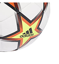 adidas UCL League Pyrostorm - Fußball, White/Black/Yellow/Orange