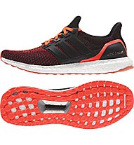 adidas Ultra Boost - scarpa running, Black/Red