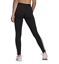 adidas W 3S Leg - pantaloni lunghi fitness - donna, Black/White