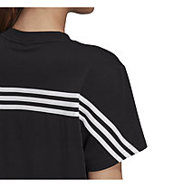 adidas W's Must Haves 3-Stripes Tee Boyfriend Fit - T-Shirt - Damen, Black