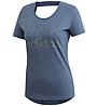 adidas Motion - T-shirt fitness - donna, Blue