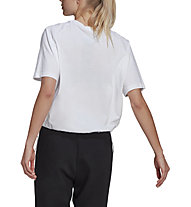 adidas W ST Logo - T-shirt - Damen, White/Black