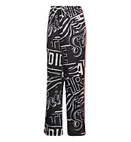 adidas All Over Printed 3-Stripes Wide - pantaloni lunghi - donna, Red/Grey
