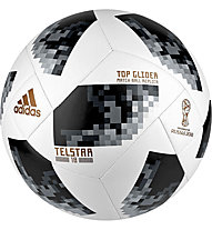 adidas World Cup Top Glider - pallone Mondiali di Calcio 2018, White/Black/Grey