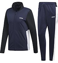 adidas WTS Plain Tricot - Trainingsanzug - Damen, Blue/Black/White