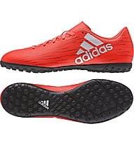adidas X 16.4 TF - scarpe da calcio per terreni duri, Red