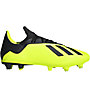 adidas X 18.3 SG - scarpe da calcio terreni morbidi, Yellow/Black