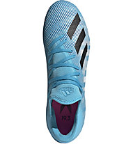 adidas X 19.3 FG - scarpe da calcio terreni compatti, Light Blue