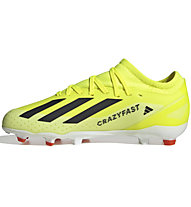 adidas X Crazyfast League FG Jr - scarpe da calcio per terreni compatti - ragazzo, Yellow/Black