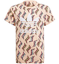 adidas Originals All Over Print - T-Shirt - Mädchen, Pink