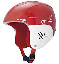 Alpina Carat - casco sci - bambino, Red