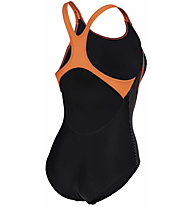 Arena W Break Swim Pro Back - Badeanzug - Damen, Black/Orange