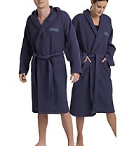 Arena Waffle Hooded Robe - accappatoio, Blue