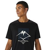 Asics Fujitrail Logo - maglia trail running - uomo, Black