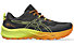 Asics Gel Trabuco 11 - scarpe trail running - uomo, Black/Light Green/Orange