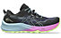 Asics Gel Trabuco 11 W - scarpe trail running - donna, Black/Light Blue