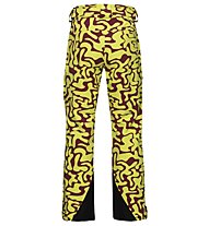 Aztech Mountain Hayden 3L Shell - pantaloni da sci - uomo, Yellow/Dark Red