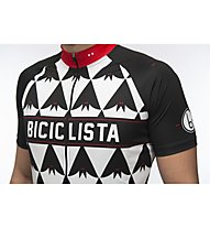 Biciclista Bat - maglia ciclismo - uomo, Black/White