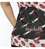Biciclista Lipstick - Radtrikot - Damen, White/Red