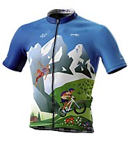 Biciclista Sportler 40 - maglia bici - uomo, Light Blue/White