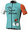 Biciclista The Dream Machine - maglia bici - uomo, Light Blue/Orange/White