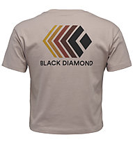 Black Diamond Faded Crop SS - T-Shirt - Damen, Light Pink
