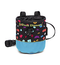 Black Diamond Mojo Kid's - Magnesiumbeutel - Kinder, Black/Light Blue