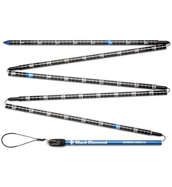 Black Diamond Quickdraw Carbon Probe 240 - sonda da neve