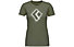 Black Diamond W Chalked Up 2.0 SS - 0 SS - T-shirt - Damen, Dark Green