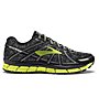 Brooks Adrenaline GTS 17 - scarpe running stabili - uomo, Black/Yellow