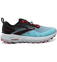 Brooks Cascadia 17 W - scarpe trail running - donna, Light Blue/Black/Pink