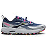 Brooks Cascadia 18 W - scarpe trail running - donna, Blue/Pink