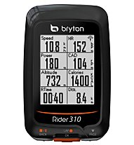 Bryton Rider 310T (GPS Radcomputer + Trittfrequenz- und Herzfrequenzsensor), Black