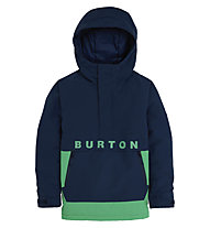 Burton Frostner 2L Anorak - giacca snowboard - bambino, Blue/Green
