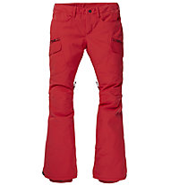 Burton Gloria Insulated - pantaloni snowboard - donna, Red